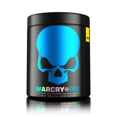 WARCRY PRE, Pre-workout, 192g, 6.77, 30 Servings, Blue Raspberry Flavor, Naturally Flavored, Shop now in US, Free Shipping in US, Made in USA